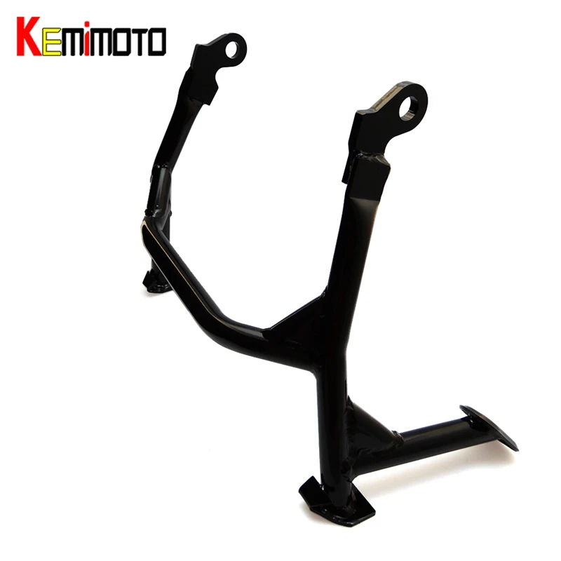 KEMiMOTO MT09 MT 09 Tracer FZ09 центр крепление скамеечка для ног Centerstand для Yamaha MT-09 MT09 Tracer FZ 09 2013