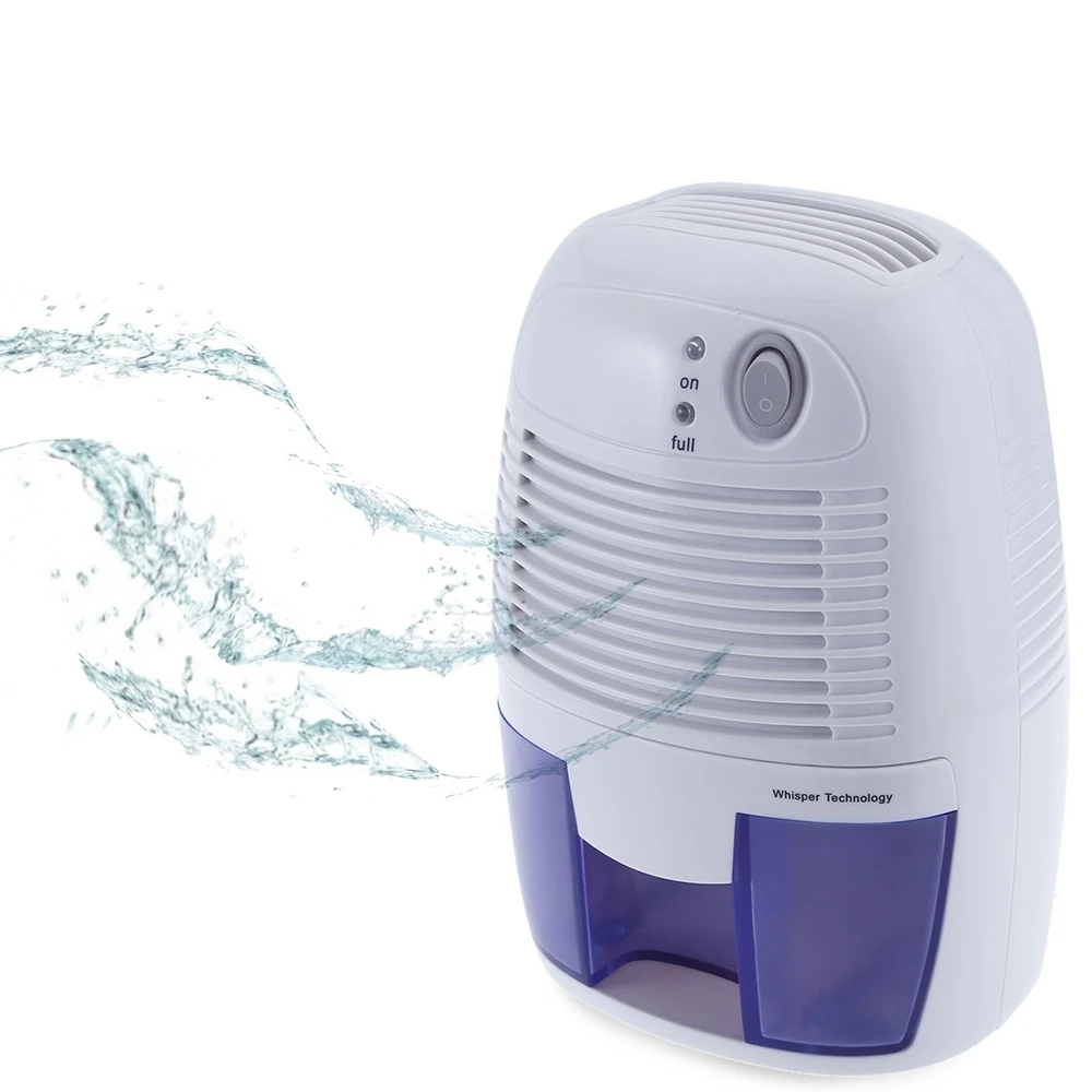 

Mini Dehumidifier Air Dryer Home Portable Moisture Absorber Electric Cooling Dryer With 500ml Water Tank For Living Room Bedroom