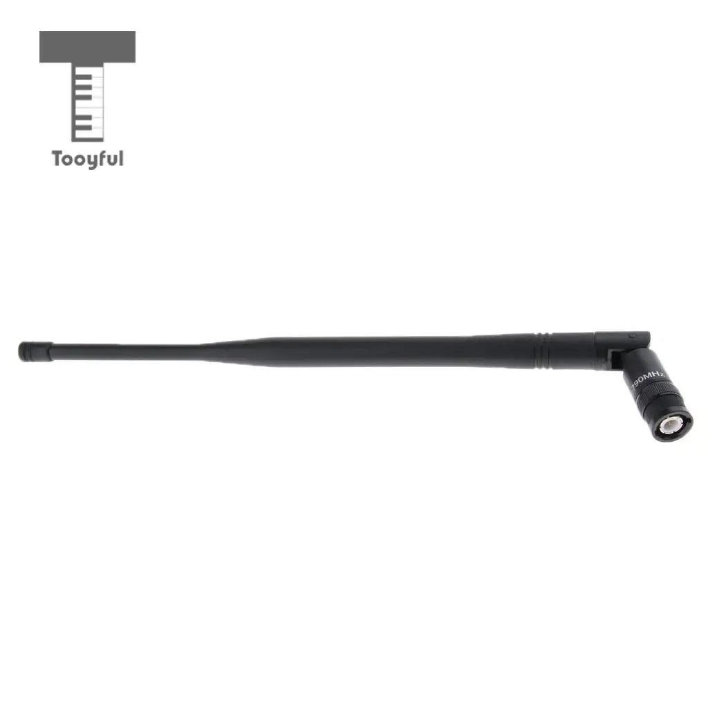 Tooyful UHF Wireless Microphone Mic Gain Antenna Signal Line Black - TNC/BNC