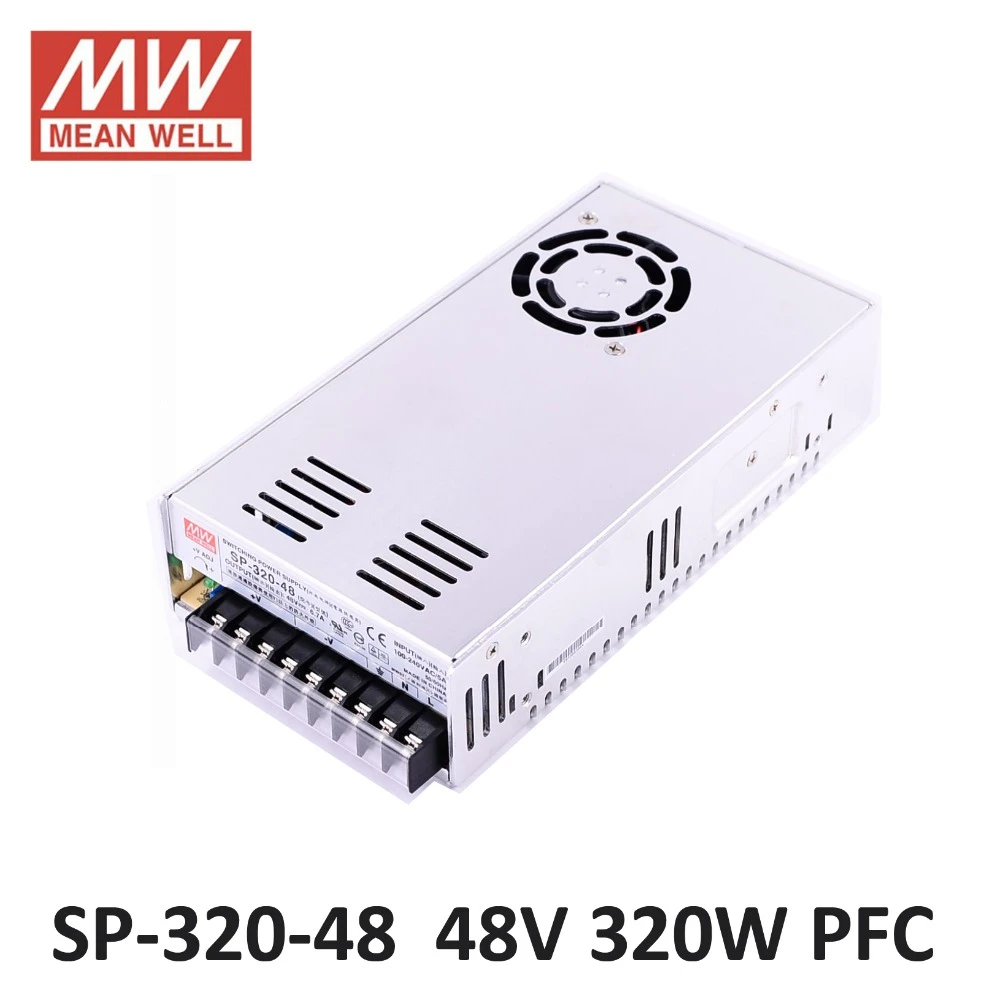 Mean Well Sp-320-48 Switch Power Supply 48 Volt 6.7a 321w Pfc 