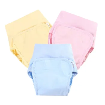 

Cute Cotton Baby Diapers Reusable Cloth Diaper Nappies Washable Infant Children Baby Diaper Pocket Cover Panties For Winter