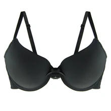 Бюстгальтер с небольшой чашечкой для девочек, женский бюстгальтер пуш-ап, 3/4 чашка, бюстгальтер на косточках, однотонное нижнее белье, с крючками, 34-36 A-B-C