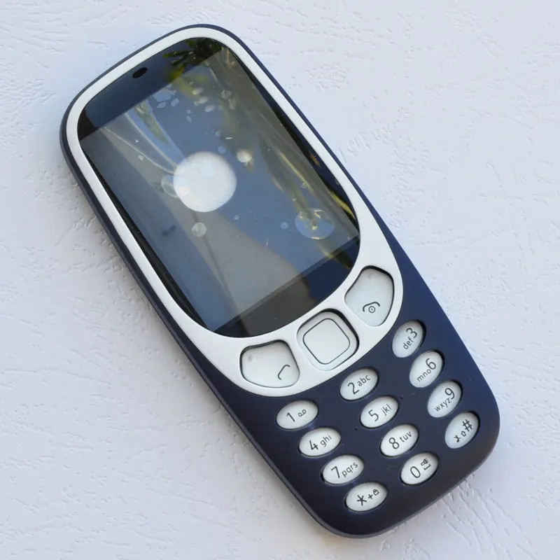 ZUGZUC пластиковый полный корпус чехол для Nokia 3310 полная задняя часть корпуса чехол+ рамка для лица+ клавиатура