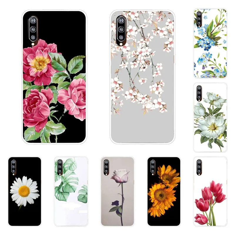 

Vivo V15 V15 PRO Case,Silicon Bright flower Painting Soft TPU Back Cover for Vivo V15 V15 PRO Phone protect cases shell