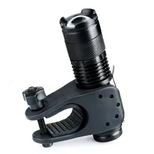  2022 Portable Q5 Adjustable Focus 2000 Lumens LED Flashlight Torch AA 14500 Mini Penlight Lantern bike Bicycle Torch Clip Holder 
