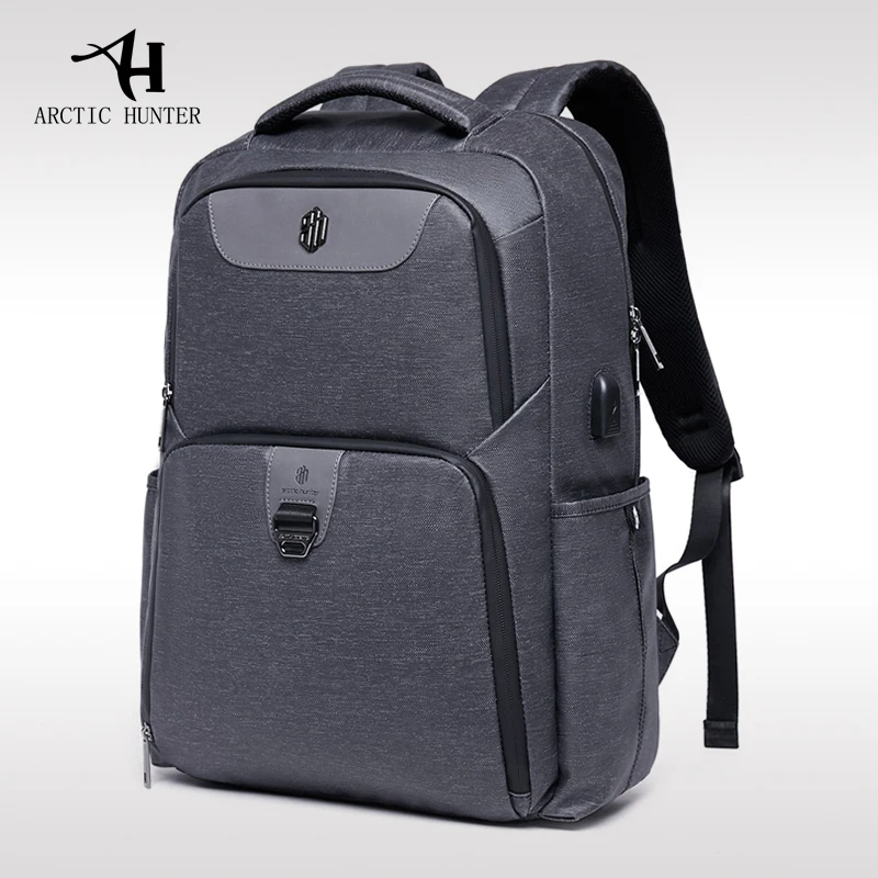 

ARCTIC HUNTER New Waterproof Men Backpack Usb Charging Laptop Computer Bag Business Travel Student School Bag Backpacks Mochila