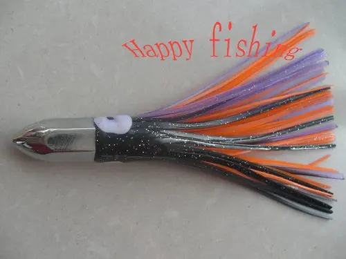 6' Metal Head High Speed Trolling Lure for Tuna/Marlin/Elops Fishing