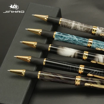 

Colorful Jinhao 450 Metal Roller Ball Pen luxury school Office Stationery luxury Writing Cute pens gift Without Pencil Box