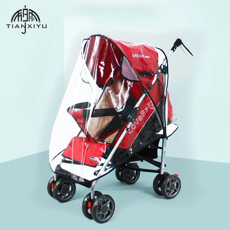 Waterproof EVA Raincover For Stroller Pram Cart Dust Rain Cover