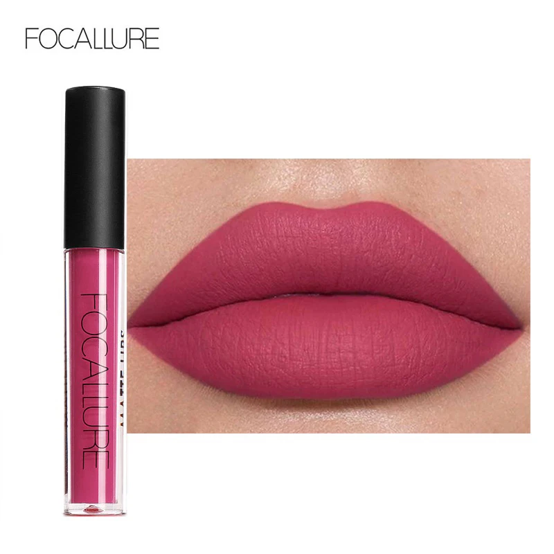 Focallure Matte блеск для губ сексуальный Жидкий блеск для губ матовый стойкий Водонепроницаемый Косметический Красота держать 24 часа макияж блеск для губ