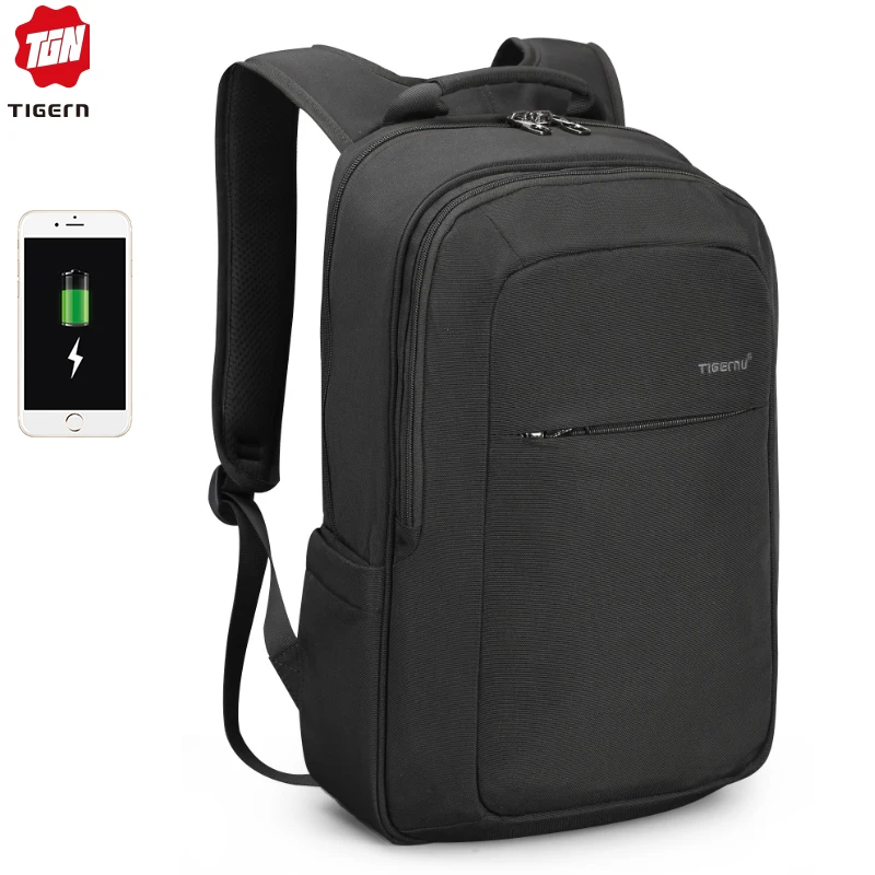 

Tigernu 2019 New High Quality Waterproof 15.6"Laptop Backpack Men Women Pink Travel Schoolbags Casual Light Mochilas Male Female