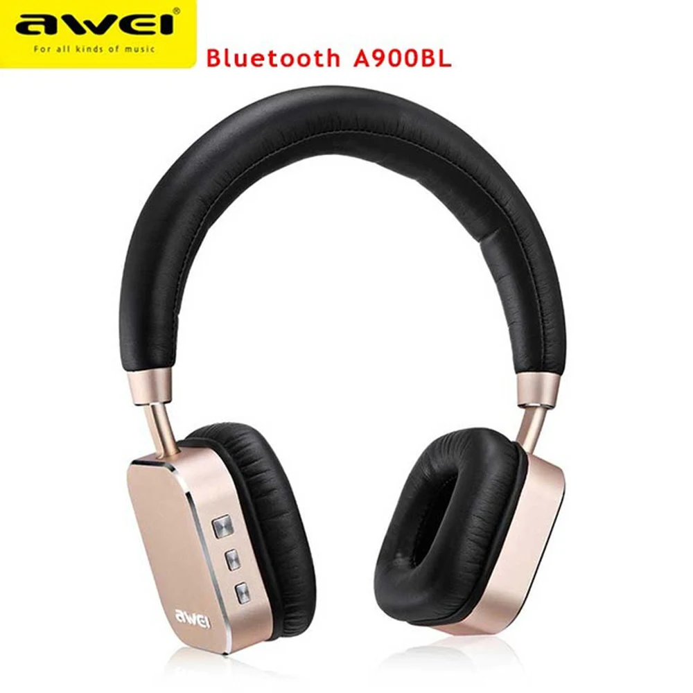 Awei A900BL Casque Audio Auriculares Bluetooth Headset Big Earphone For