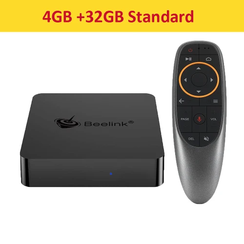 4G 32G Standard Beelink GT1 Мини Android 8,1 ТВ-приставка с голосовым пультом дистанционного управления Amlogic S905X2 2,4G 5,8G WiFi 1000Mbps BT4.0 медиаплеер Поддержка 4K H.265 - Цвет: 4G 32G Standard