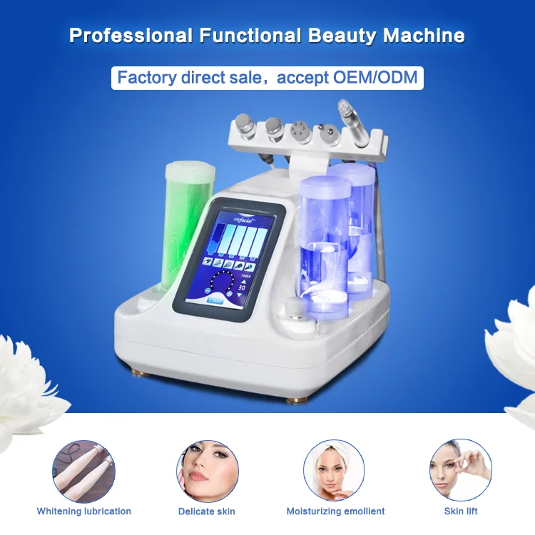 

5 in 1 water oxygen spray machine face cleansing tool for remove blackhead deep clean skin anti-acne wrinkle removal