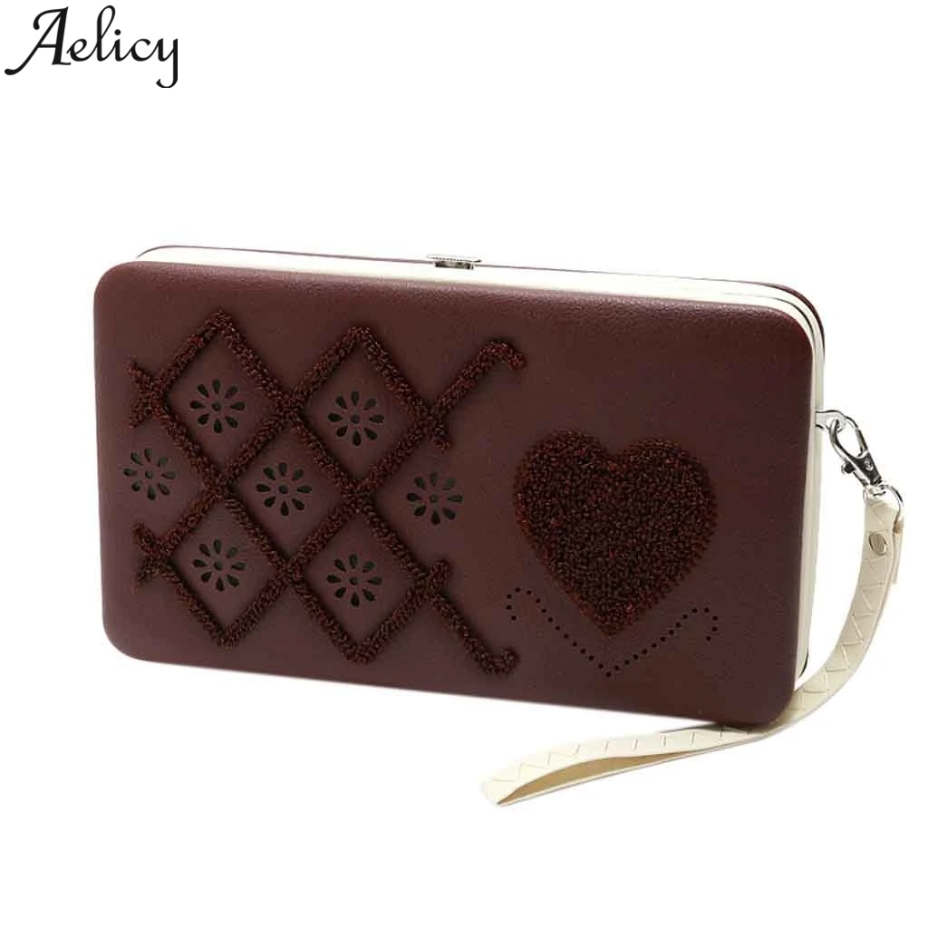 

Aelicy Fashion Women Lunch Box Wallet Package Purses Zipper Credit Card Holder Handbag Mobile Phone Bag Ladie Evening Clutch Bag