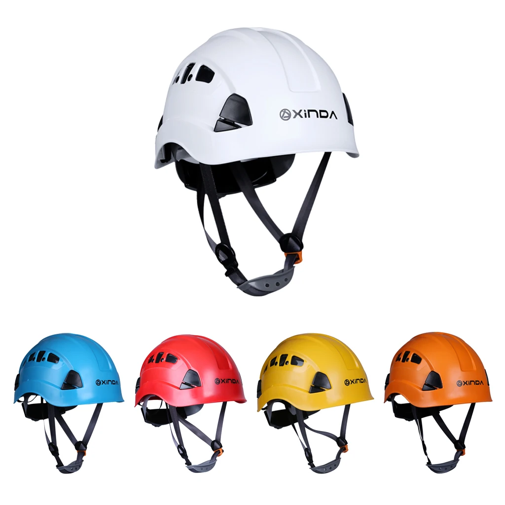 Professional Rock Climbing Helmet Caving Rappelling Rescue Hard Hat Outdoor Sports Safety for Horse Riding Kayaking Surfing 