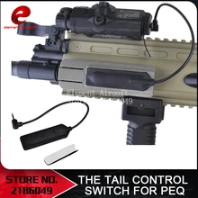Фонарик Охотного оружия PEQ переключатель фонарика хвост Управление переключатель страйкбол для PEQ, M3X, дБА Airsoft EX430