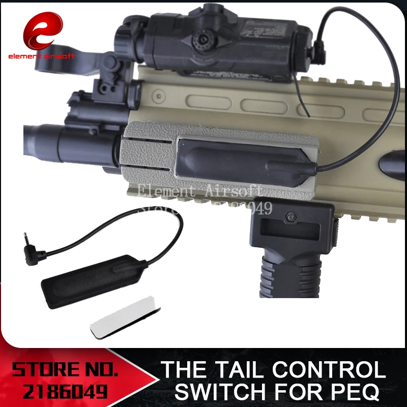 

Element Airsoft Tactical PEQ Flashlight Switch Tail Control Switch Airsoft For PEQ,M3X,DBA airsoft EX430