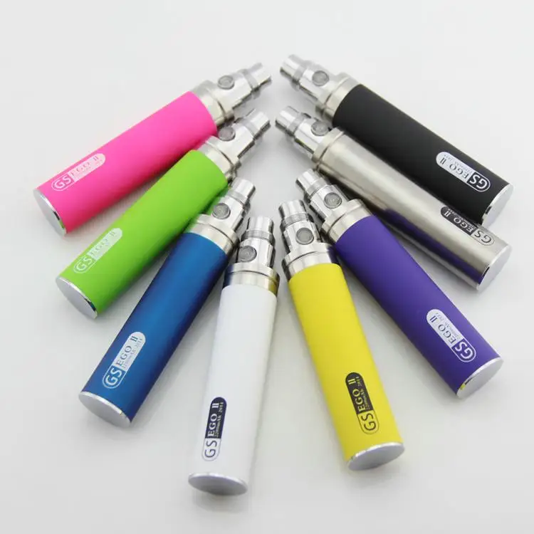 Original GS Ego II Mega Starter Kit Electronic Cigarette Ego II 2200mAh Battery GS H2 Atomizer Vape Vaporizer Pen Kit ECigs Original GS Ego II Mega Starter Kit Electronic Cigarette Ego II 2200mAh Battery GS H2 Atomizer Vape Vaporizer Pen Kit ECigs