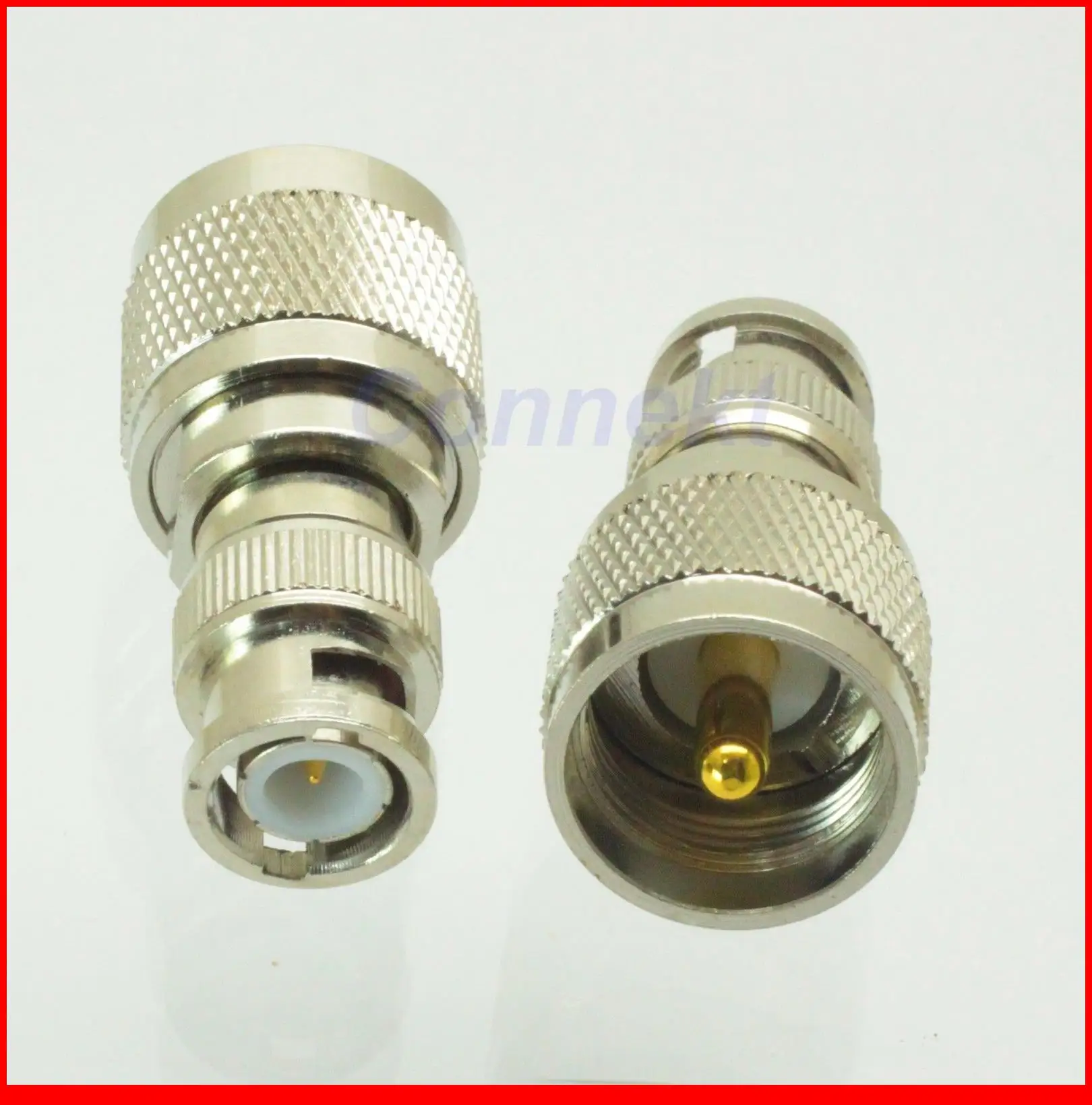 

10pcs/lot UHF male plug to BNC male plug RF coaxial adapter connector