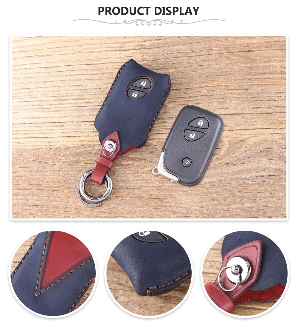 KEYYOU ключ-брелок с флип-корпусом с 3 кнопками для ключей для Lexus IS250 ES350 GS350 LS460 Брелок Кожаный Автомобильный ключница в виде ракушки