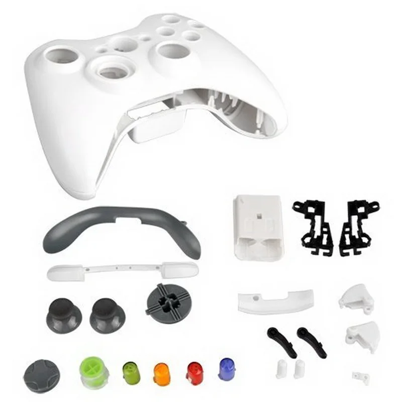 White One Set Xbox 360 Controller Accessories Shell Buttonsin Gamepads