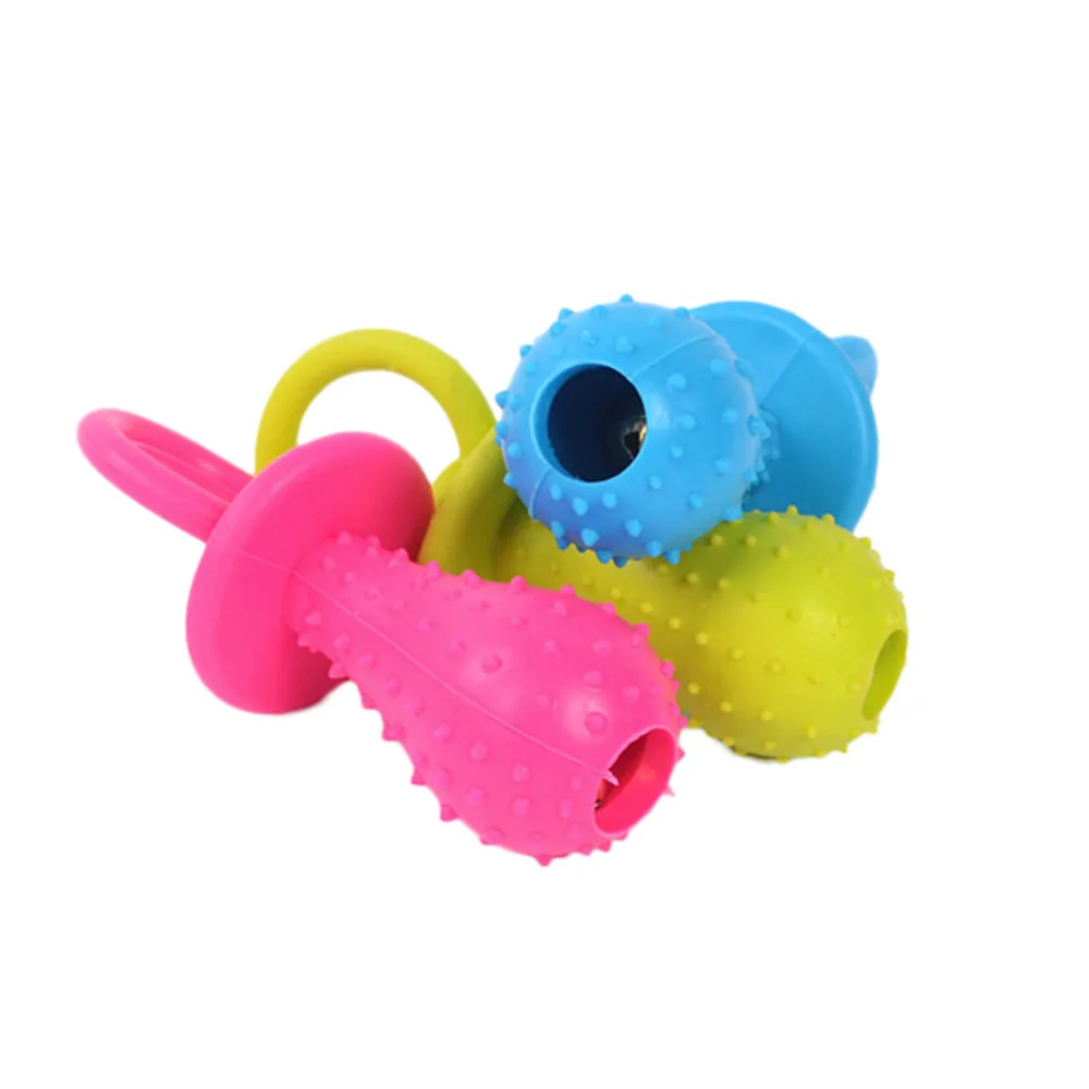 Rubber Pacifier Style Small Training Play Molar Chew Toy Pet Dog Cat