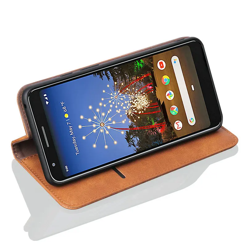 360 Защитный Ретро Флип для Google Pixel 3A XL чехол Роскошный кожаный бумажник Etui для Google Pixel 3A чехол 3AXL Pixel 3 A X L XL A3