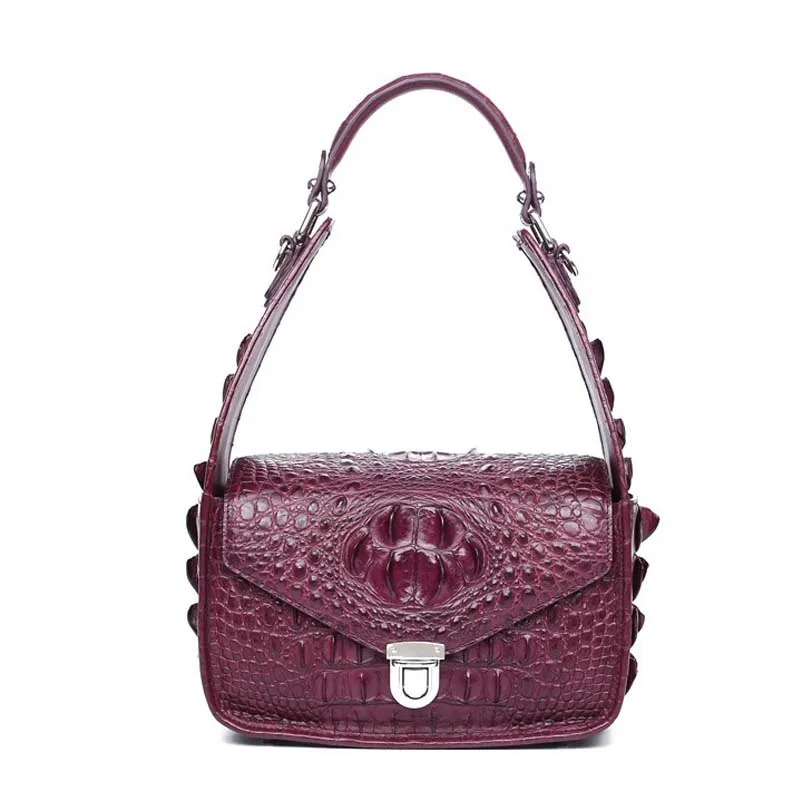 

gete 2019 new hot freeshipping alligator skin women handbag women bag a one-shoulder bag crocodile handbag