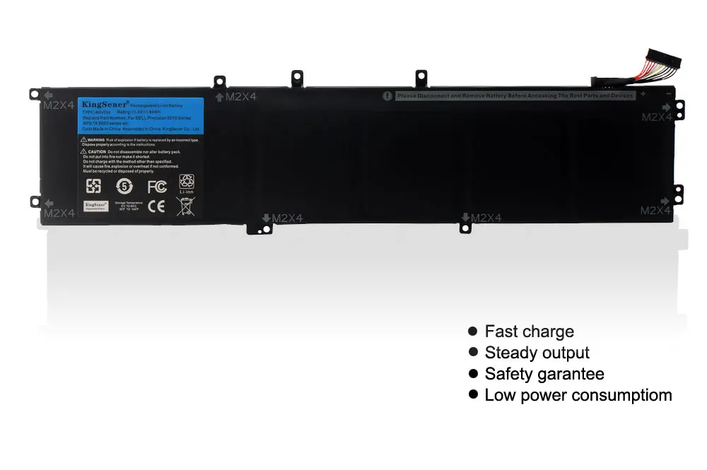 Online KingSener Neue 4GVGH Laptop Batterie für DELL Präzision 5510 XPS 15 9550 serie 1P6KD T453X 11,4 V 84WH