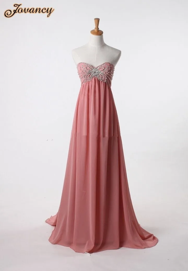 chiffon-strapless-sweetheart-beaded-butterfly-pattern-a-line-long-evening-dress (1)