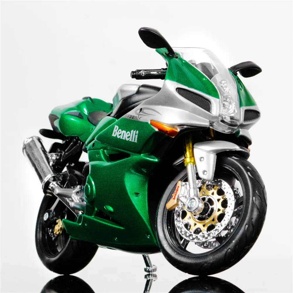 Maisto 112 Benelli Tomado Tre 1130 Green Metal Diecast Models