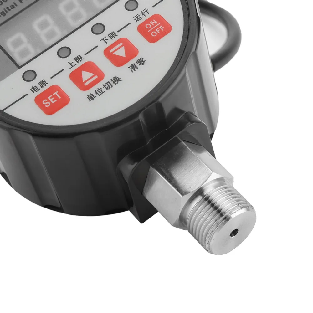 Цифровой светодиодный регулятор давления 20 в регулятор давления 0-20Mpa 0.5% FS точность для водяного насоса воздушный компрессор