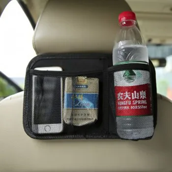 

New Waterproof fabric Car Auto Vehicle Back Seat Storage Pocket Backseat Hanging Storage Bags Organizer Water Holder Storage