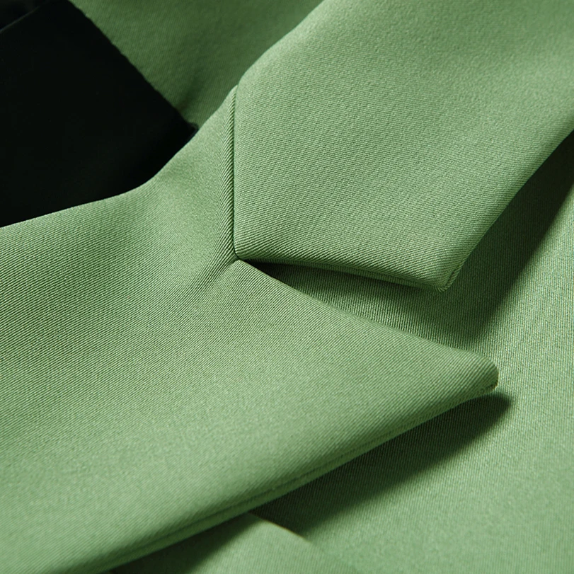 Высокое качество Новая мода 2019 барокко дизайнерский Блейзер Куртка женская Металл Лев пуговицы двубортный Блейзер зеленый размеры S-XXL