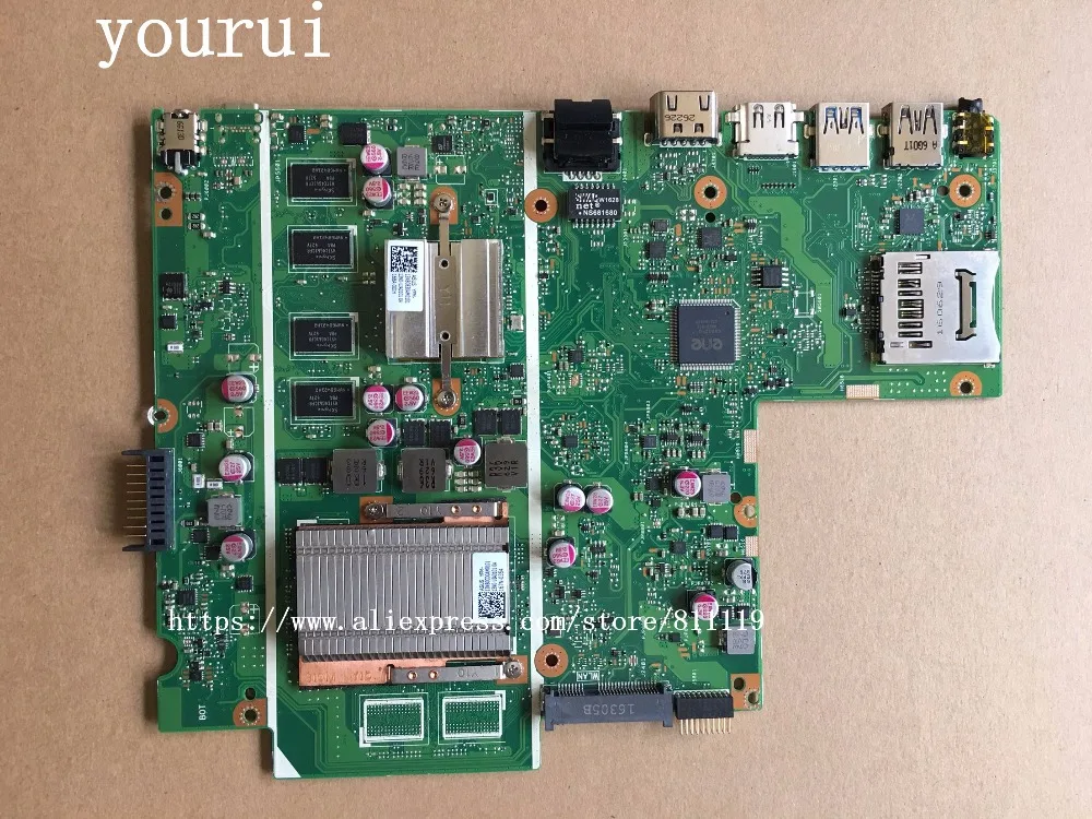 

yourui For ASUS X541SC Motherboard X541S D541S X541SC Rev 2.0 Mainboard N3710u 4GB RAM Test all functions 100%