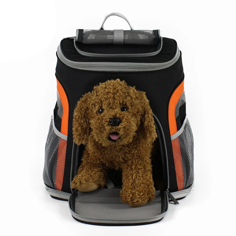 

DannyKarl Portable Pet Bag Dog Carrier Bags Black Orange Cat Carrier Outgoing Travel Breathable 2019 Handbag Dog Out Portable