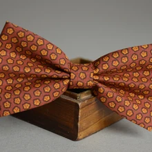 Коричневые Свадебные бабочки в горошек, галстук-бабочка шафера, предварительно завязанный Галстук, бабочка в горошек