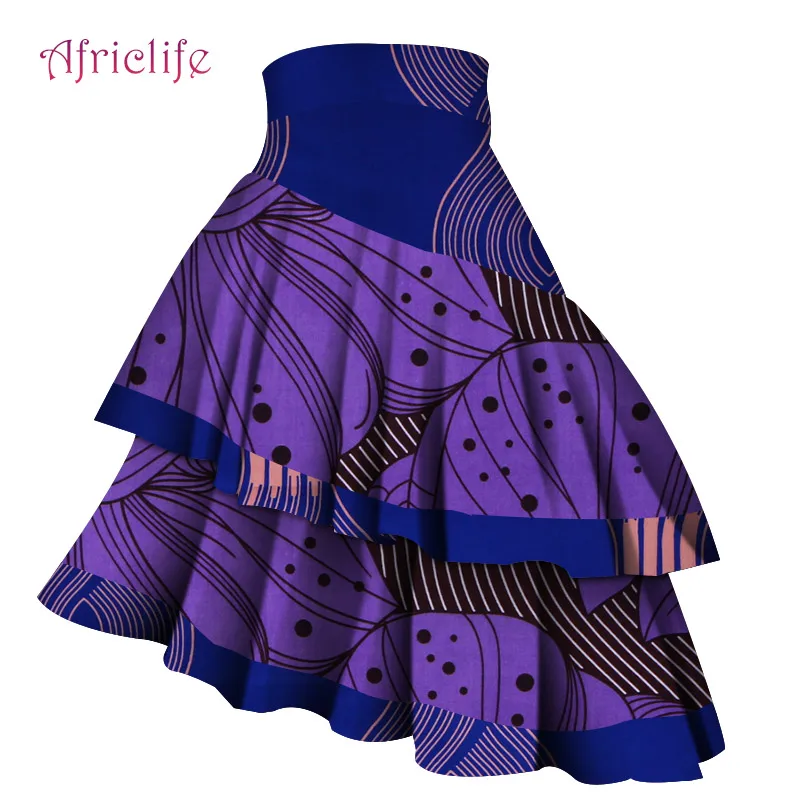 Новые африканские платья для женщин Базен riche стиль femme одежда Изящные леди Печатный воск плюс размеры ежедневно короткая юбка wy4436