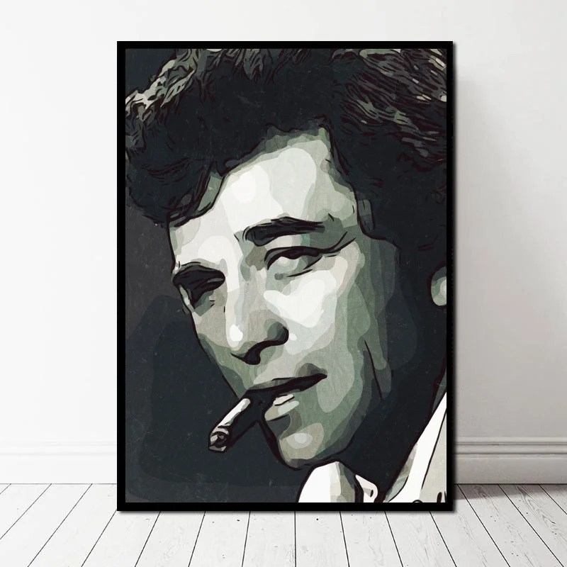 

Columbo Peter Falk Poster Canvas Print Home Decor Wall Art No Frame