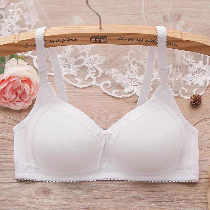 Fashion Bunny Bras For Girls Soft Teenage Underwear Underwire Child Bra 32-38AB Fashion Bunny Bras For Girls Soft Teenage Underwear Underwire Child Bra 32-38AB