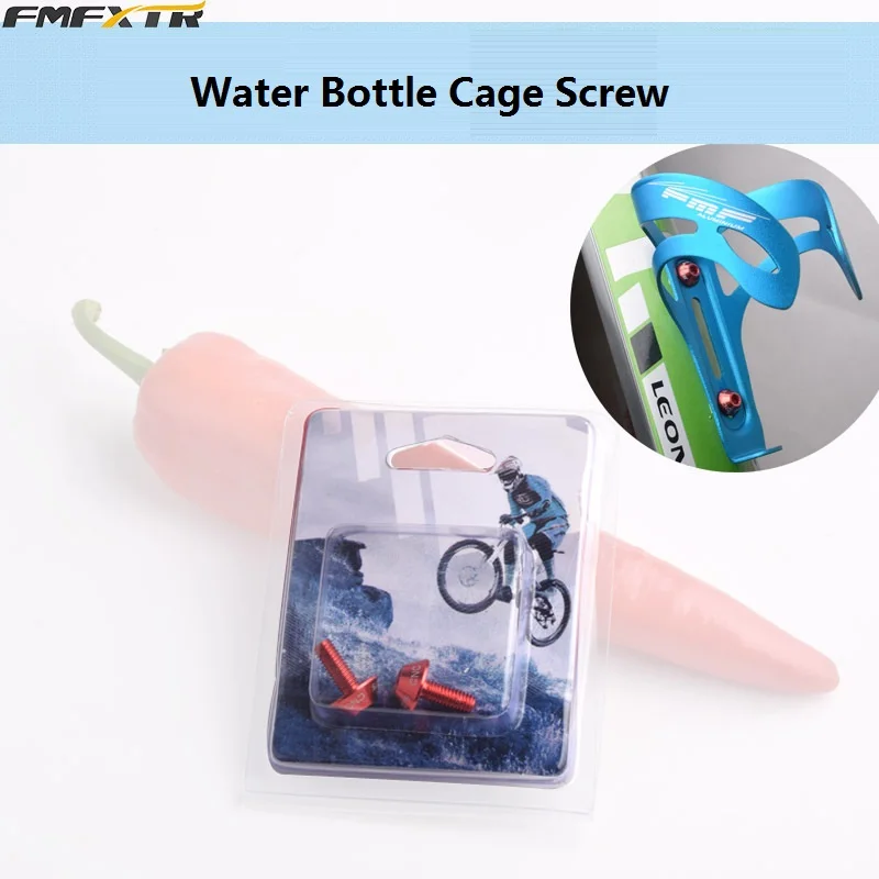 2Pcs Bike Water Bottle Cage Screw Bicycle Bottle Holder Screw 5*12mm