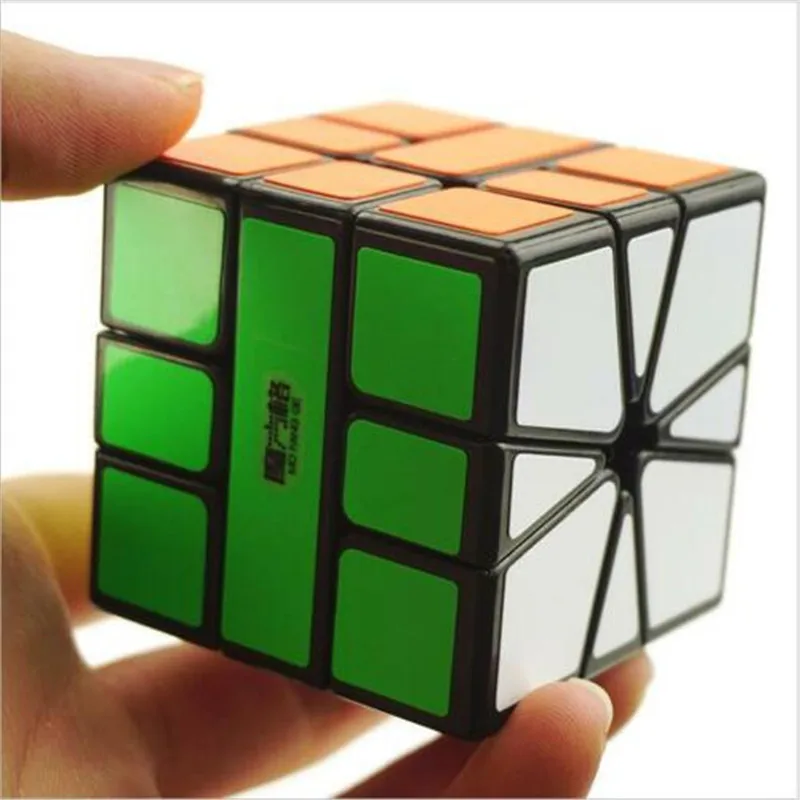 Qiyi mofangge квадратный 1 XDM X-Man Дизайн Вольт кв 1 Magic Cube SQ1 Скорость кубики для профессиональных Логические игрушки для детей-Раскрашенная