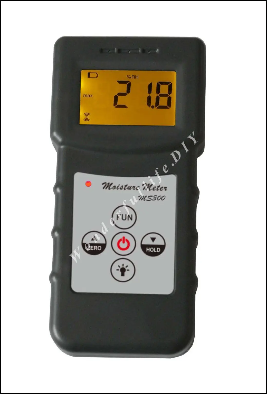 

Inductive moisture meter measuring moisture content of wood,paper,Bamboo, concrete,metope,and other material MS300