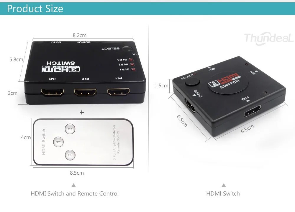 KVM переключатель hdmi Switcher 3/5 вход на 1 Выход 1080P разветвитель HDMI развет пульт дистанционного управления для PS3 Xbox HDTV проектор