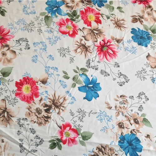 Elegant Floral Pattern Soft Cotton Fabric Clothing Material Flowers Printed Rayon Bed Sheets Fabric Tissu Fabric Tissue Sheet Fabricbed Sheet Fabric Aliexpress
