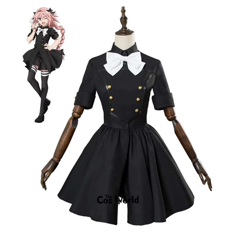 Fate Grand Order Apocrypha Rider Astolfo Asutorufo Униформа платье пальто наряд аниме костюмы для