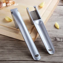 Worthbuy aleación de aluminio prensas de ajo conveniente dividir jengibre ajo chopper trituradora de cocina herramientas de frutas verduras