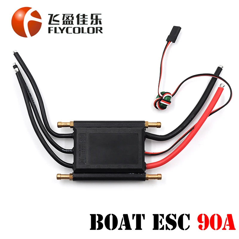 

2016 Flycolor 90A Brushless waterproof alu alloy Electronic Speed Control ESC with 5.5V / 5A BEC For RC boat aircraft free ship