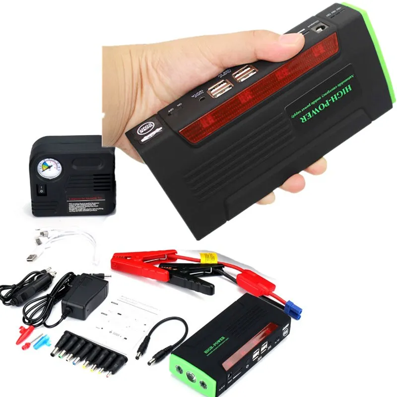 good quality  Capacity 68800mAh Car Jump Starter Mini Portable Emergency Battery Charger for Petrol & Diesel Car Free shipping